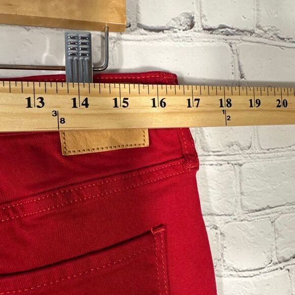 Hollister Jeans Womens 15S Red High rise Vintage Flare Wide Leg Hippie Boho NEW - Picture 5 of 10